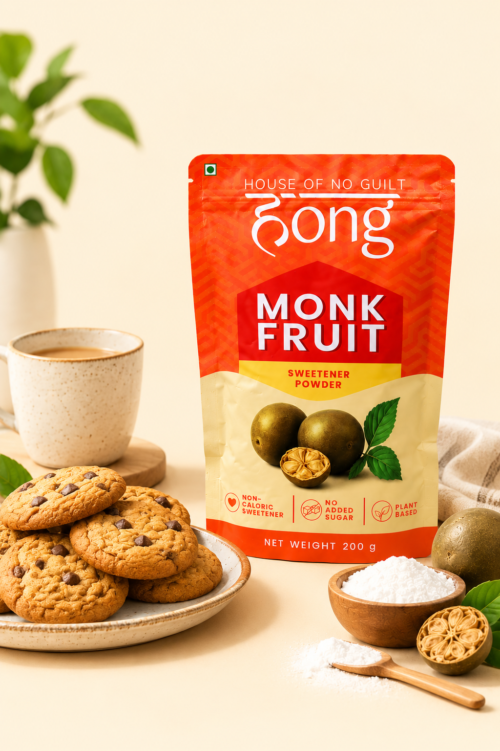 HONG sweetener pouch for baking and desserts